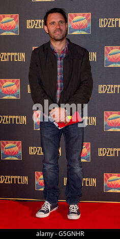 Shaun Keaveny bei der UK-Premiere im Hammersmith Apollo des LED Zepplin Films Celebration Day. DRÜCKEN Sie VERBANDSFOTO. Bilddatum: Freitag, 12 2012. Oktober. Bildnachweis sollte lauten: Philip Toscano/PA Draht Stockfoto