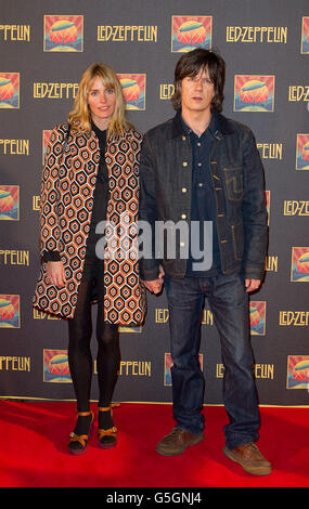 UK-Premiere von Led Zepplin Film Festtag Stockfoto