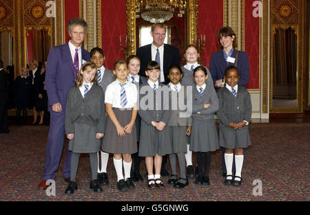 Poet Laureate Andrew Motion / Queen es Dichterwettbewerb Stockfoto