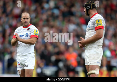 Rugby-Union - Aviva Premiership - Harlequins V Sarazenen - Twickenham Stoop Stockfoto