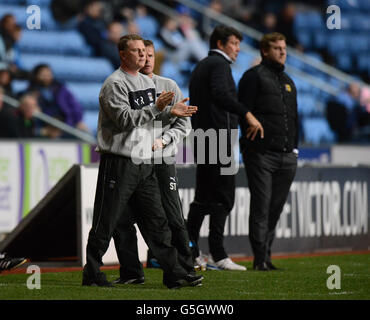 Soccer - npower Football League One - Coventry City / Milton Keynes Dons - Ricoh Arena. Mark Robins, Manager von Coventry City Stockfoto