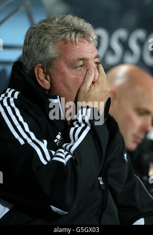 Fußball - npower Football League Championship - Hull City gegen Blackpool - KC Stadium. Steve Bruce, Manager von Hull City Stockfoto