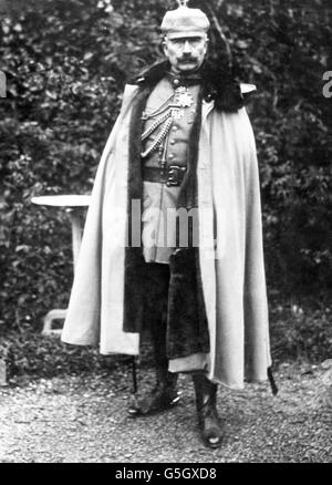 Kaiser Wilhelm II. Von Deutschland in voller Pose. Stockfoto