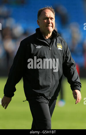 Fußball - Barclays Premier League - Manchester City / Sunderland - Etihad Stadium. David Platt, Assistant Manager von Manchester City Stockfoto