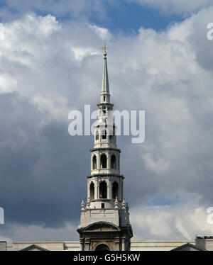 St Bride Fleet Street, Church, London. Kirchturm Stockfoto