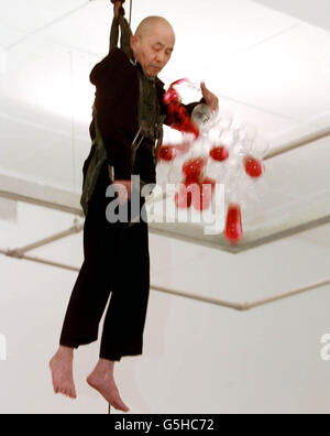 Shimamoto "Flasche werfen Kunstwerk" Stockfoto