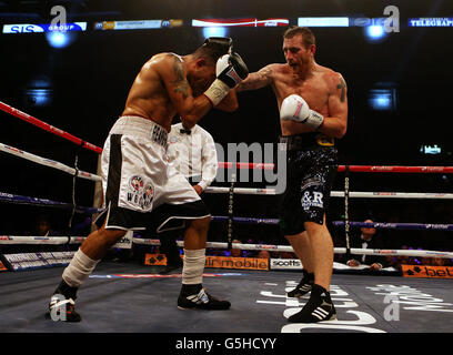 Boxen - vakanten britischen Super Gewicht Titel - Kenny Anderson Vs Robin Reid - Hallam FM Arena Stockfoto