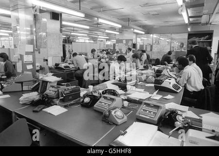 Presseverband Büro Bilder Stockfoto