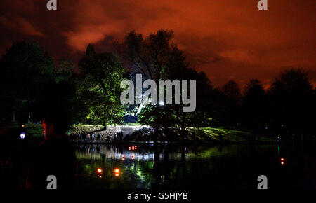 Halloween Laterne Karneval Stockfoto