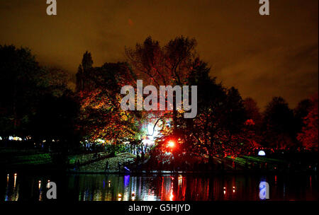 Halloween Laterne Karneval Stockfoto