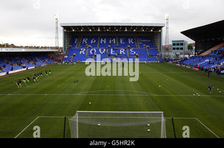 Fußball - npower Football League One - Tranmere Rovers gegen Yeovil Town - Prenton Park. Gesamtansicht des Prenton Park, Heimat von Tranmere Rovers Stockfoto