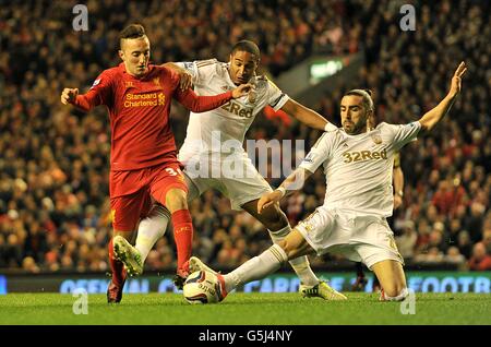 Fußball - Capital One Cup - 4. Runde - Liverpool gegen Swansea City - Anfield Road Stockfoto
