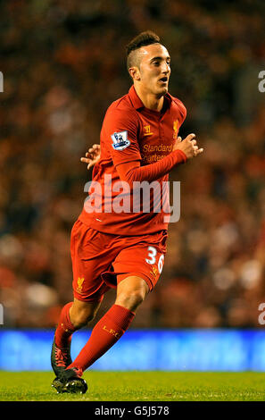 Fußball - Capital One Cup - vierte Runde - Liverpool gegen Swansea City - Anfield. Samed Yesil, Liverpool Stockfoto