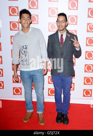 Die Q-Awards - London Stockfoto