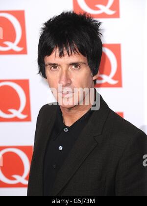 Johnny Marr bei den Q Awards 2012 im Grosvenor House Hotel, Park Lane, London Stockfoto