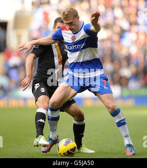 Fußball - Barclays Premier League - lesen gegen Fulham - Madejski-Stadion Stockfoto