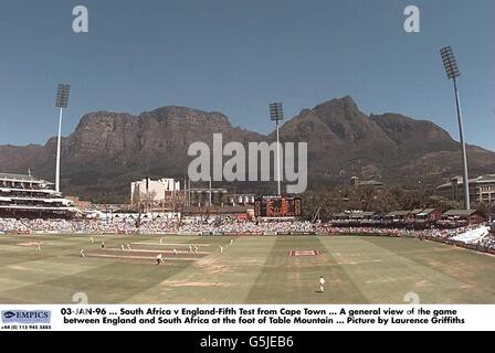 South Africa V England - fünften Testspiel vom Newlands - Kapstadt Stockfoto