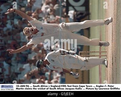 South Africa V England - fünften Testspiel vom Newlands - Kapstadt Stockfoto