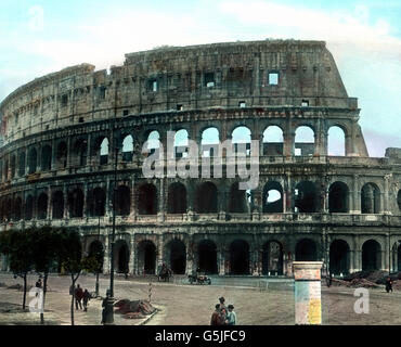 Das Kolosseum in Rom, Italien 1920er Jahre. Kolosseum in Rom, Italien der 1920er Jahre. Stockfoto