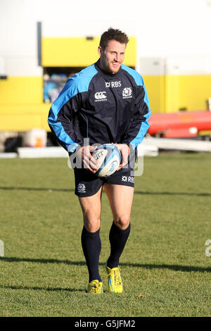 Rugby-Union - EMV-Prüfung - Schottland V Neuseeland - Schottland-Training - Murrayfield Stockfoto