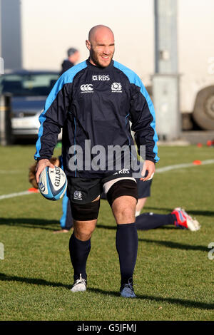 Rugby-Union - EMV-Prüfung - Schottland V Neuseeland - Schottland-Training - Murrayfield Stockfoto