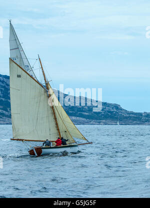 Les Voiles du Vieux-Port Stockfoto