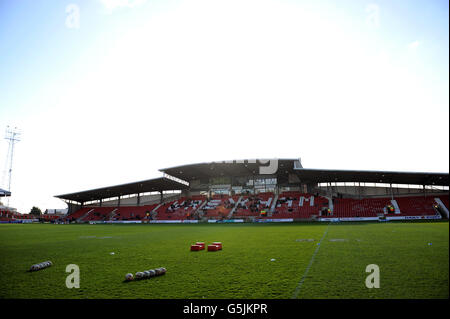 Rugby League - Autumn International - Wales gegen England - Rennbahn. Gesamtansicht des Rennbahnplatzes Stockfoto