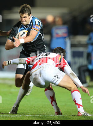 Rugby Union - RaboDirect pro 12 - Glasgow Warriors gegen Newport-Gwent Dragons - Scotstoun Stadium. Peter Murchie von Glasgow Warriors in Aktion während des RaboDirect PRO12-Spiels im Scotstoun Stadium, Glasgow. Stockfoto