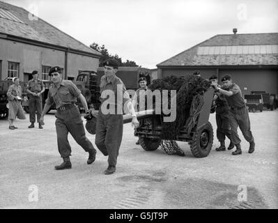 Suez Krise - britische Armee - Plymouth Stockfoto