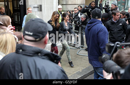 Girls Aloud Sichtung - London Stockfoto