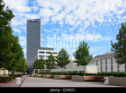 Konzernzentrale der Wiener Stadtwerke Holding AG in den Office-Bereich TownTown in Erdberg, Wien, Vienna, Austria, Wien, 03. Stockfoto