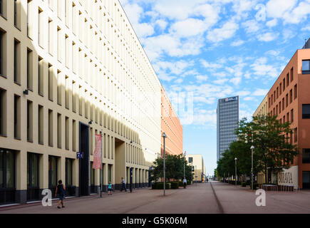 Konzernzentrale der Wiener Stadtwerke Holding AG (Mitte) im Office-Bereich TownTown in Erdberg, Wien, Wien, W Stockfoto