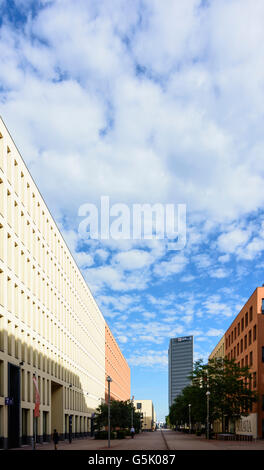 Konzernzentrale der Wiener Stadtwerke Holding AG (Mitte) im Office-Bereich TownTown in Erdberg, Wien, Wien, W Stockfoto