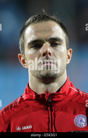 Fußball - International freundlich - Luxemburg gegen Schottland - Stade Josy Barthel. Guy Blaise, Luxemburg Stockfoto