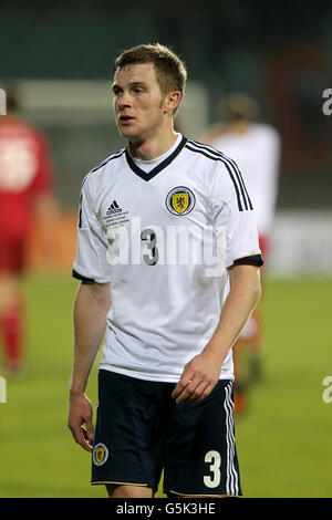 Fußball - International freundlich - Luxemburg gegen Schottland - Stade Josy Barthel. Paul Dixon, Schottland Stockfoto