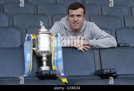 Motherwell's Adam Cummins nach dem William Hill Scottish Cup vierte Runde Unentschieden in Hampden Park, Glasgow. Stockfoto