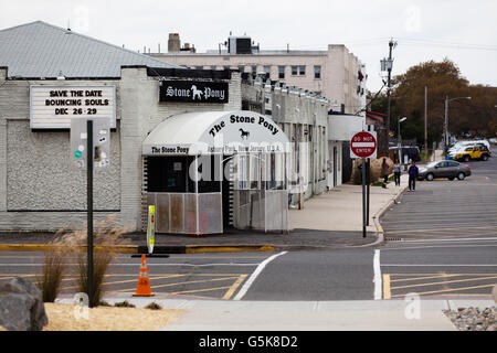 Die Stone Pony Musikveranstaltungen in Asbury Park, New Jersey, USA. Am besten bekannt als Veranstaltungsort für regelmäßige Konzerte für Bruce Springsteen Stockfoto