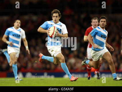 Rugby-Union - Dove Men-Serie - Wales V Argentinien - Millennium Stadium Stockfoto