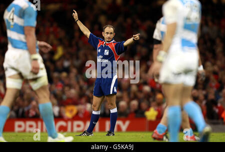 Rugby-Union - Dove Men-Serie - Wales V Argentinien - Millennium Stadium Stockfoto