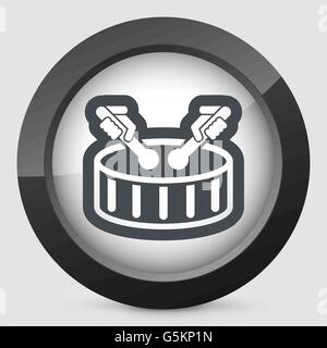 Trommel-Symbol Stock Vektor