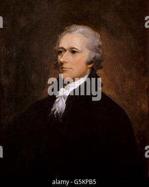 Alexander Hamilton, ein Gründervater der Vereinigten Staaten Stockfoto