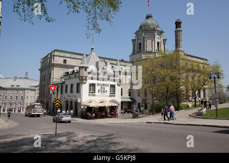 QUEBEC Stadt - 24. Mai 2016: Musee Du Fort in Quebec City. Dieses kleine Museum erzählt die Geschichte der Stadt, einschließlich der Stockfoto