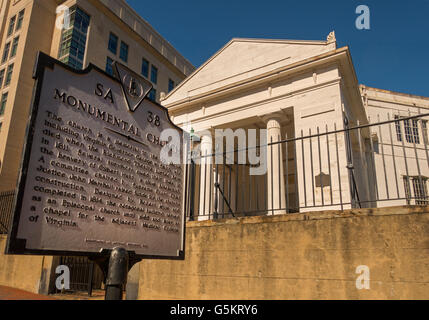 monumentale Kirche in Richmond Virginia Stockfoto