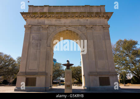 Triumphbogen in Newport News, Virginia Stockfoto