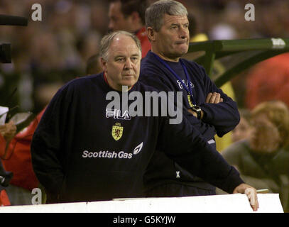 Belgien-V Schottland Stockfoto