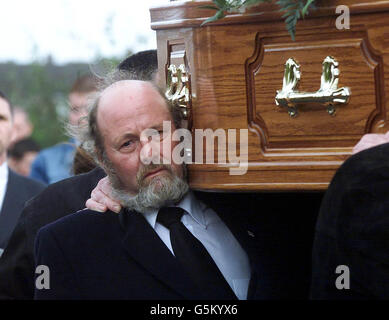 Martin O'Hagan Beerdigung Stockfoto