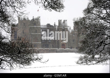 Winterwetter - 21. Jan Stockfoto