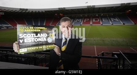 Fußball - Schottland-Pressekonferenz - Hampden Park Stockfoto