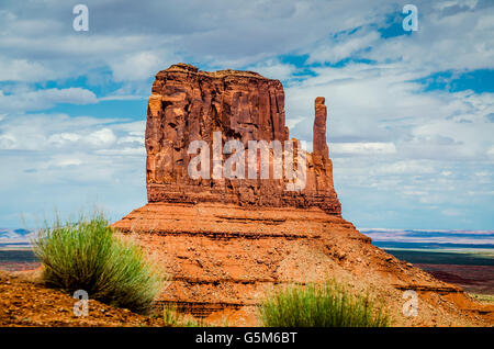 Herzlich Willkommen Sie in atemberaubende Monument Valley! Stockfoto