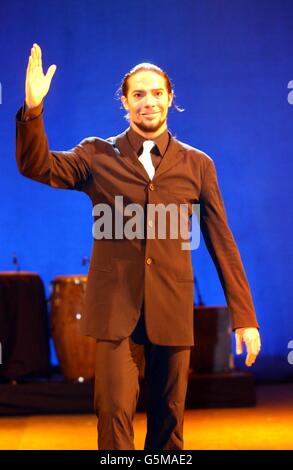 Flamenco-Tänzer Joaquin Cortes während einer Fotocolo in der Royal Albert Hall, London, bevor er in 'Joaquin Cortes Live' auftrat, einer neuen Tanzextravaganza. Stockfoto